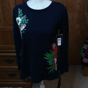 NWT Crown and Ivy PP knit top